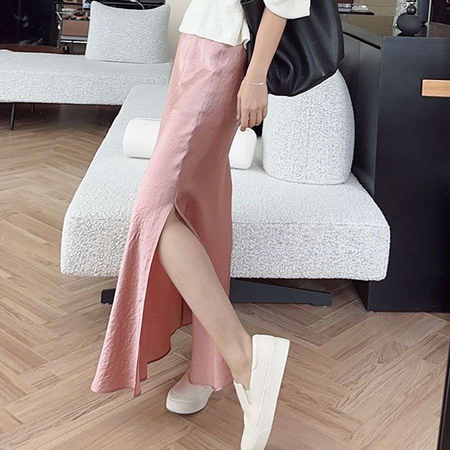 スリットスカート シルエット美人 スリットマーメイドスカート
