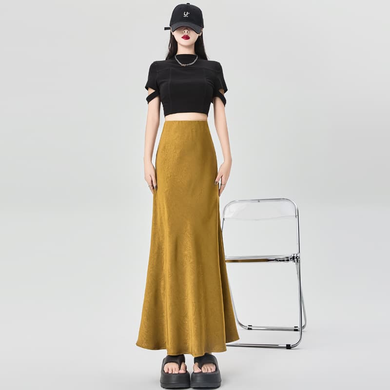 スリットスカート スリットスカート 優雅な歩みマーメイドスカート