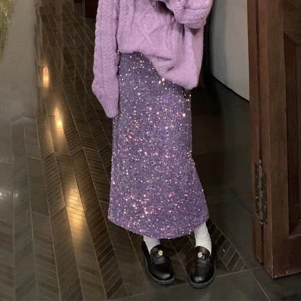 きらめき優美スリットスカート