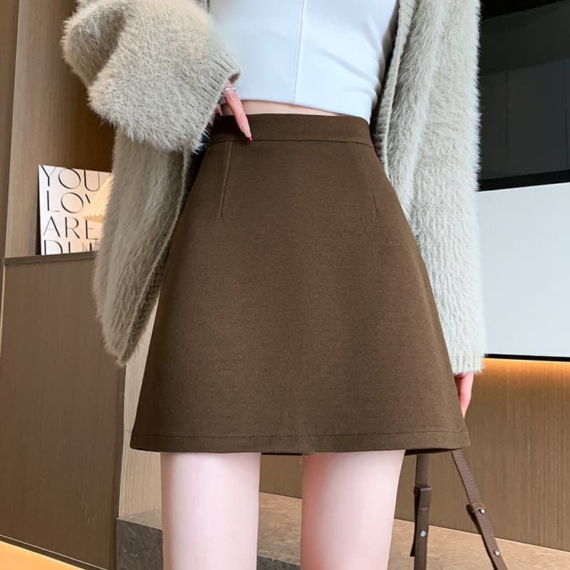 スリットスカート シンプル美シルエットスカート